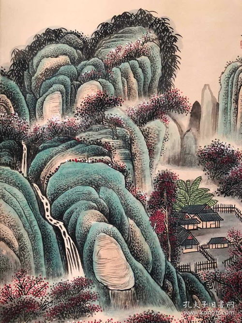 老画新裱精品四尺纯手绘作品2021031505