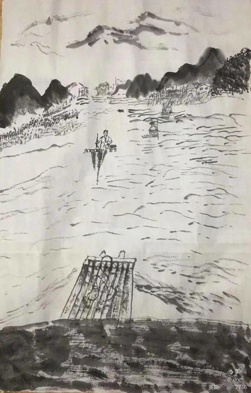 学习常规化 我画我 精品 三好校区19级山水画班 我的精品画活动 花絮