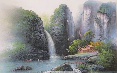 王志进砂石画图片