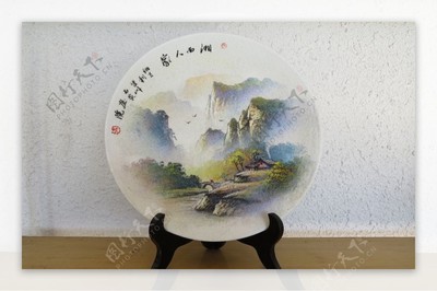 砂石画图片