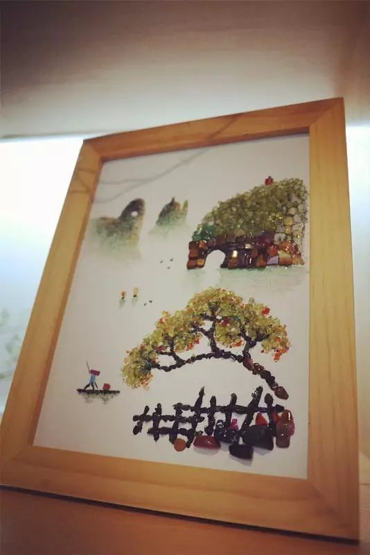 缤纷好礼 交换市集——元旦共赏砂石画