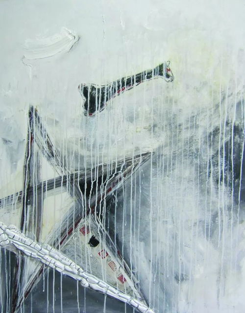 麻袋、报纸、金属也能作画？探访焦清源与他的综合材料砂石艺术