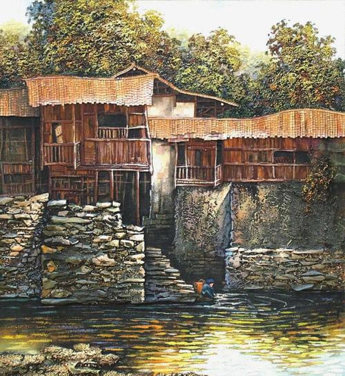 李军声与他的砂石画艺术世界